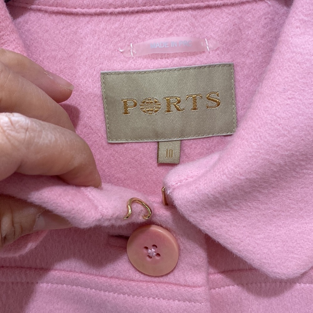 PORTS WOOL CASHMERE BLENDED COAT - Picture 8 of 17